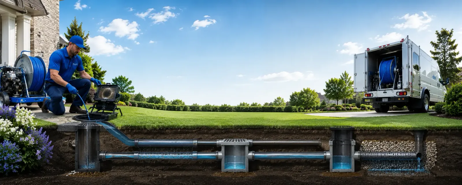 Outdoor drain cleaning information for Duxbury, MA